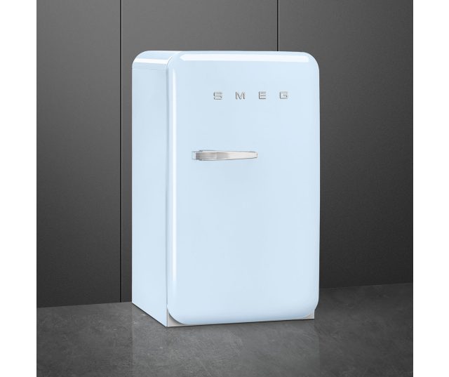Smeg FAB10HRPB6 retro jaren 50 koelkast - pastelblauw - tafelmodel