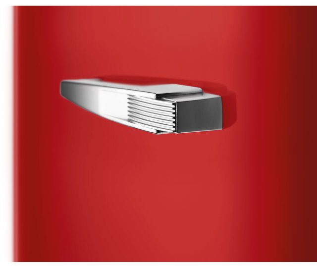 Smeg FAB28LRD6 retro jaren 50 koelkast - rood - linksdraaiend