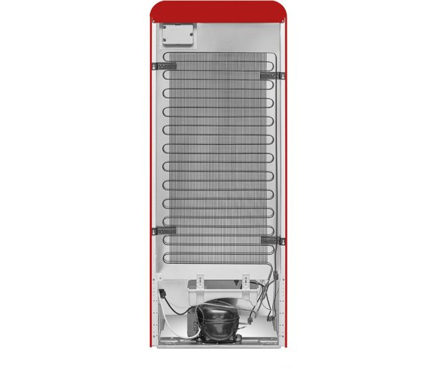 Smeg FAB28LRD6 retro jaren 50 koelkast - rood - linksdraaiend