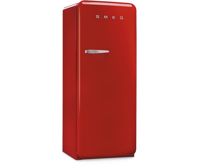 Smeg FAB28RRD6 retro jaren 50 koelkast - rood - rechtsdraaiend