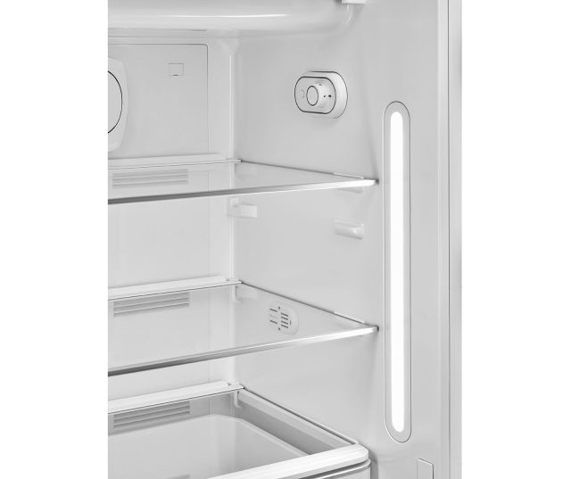 Smeg FAB28RRD6 retro jaren 50 koelkast - rood - rechtsdraaiend