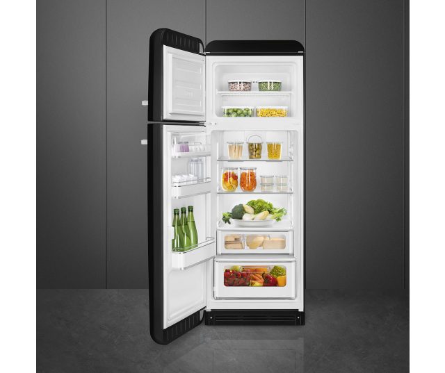 Smeg FAB30LBL6 vrijstaand koelkast - Zwart