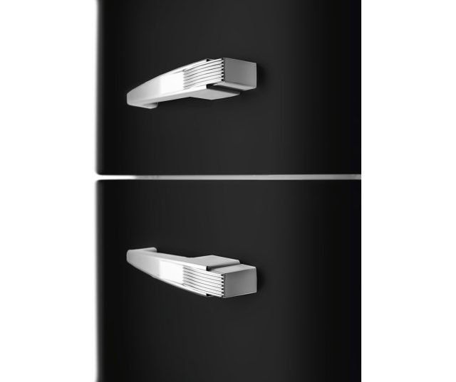 Smeg FAB30LBL6 retro jaren 50 koelkast - zwart - linksdraaiend