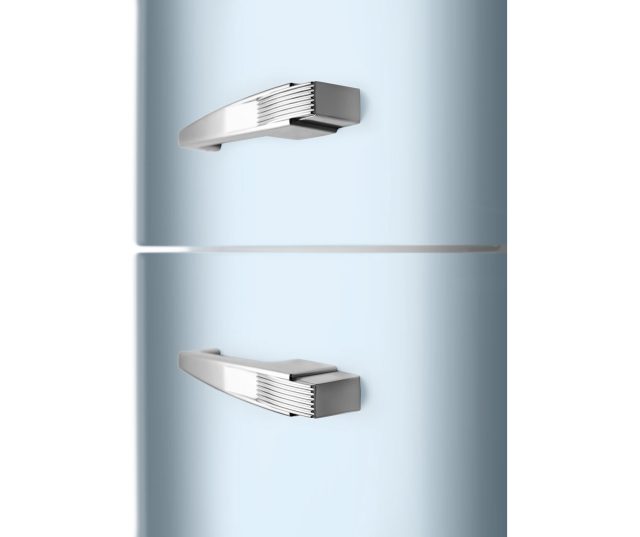 Smeg FAB30LPB6 retro jaren 50 koelkast - pastelblauw - linksdraaiend