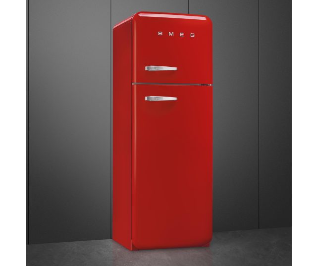 Smeg FAB30RRD6 retro jaren 50 koelkast - rood