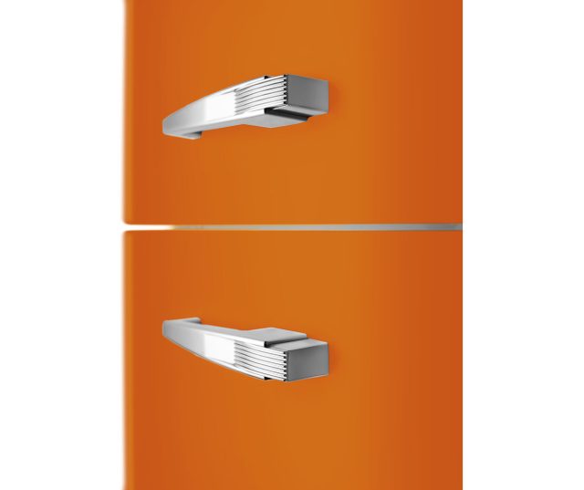 Smeg FAB32LOR6 retro jaren 50 koelkast - oranje - linksdraaiend