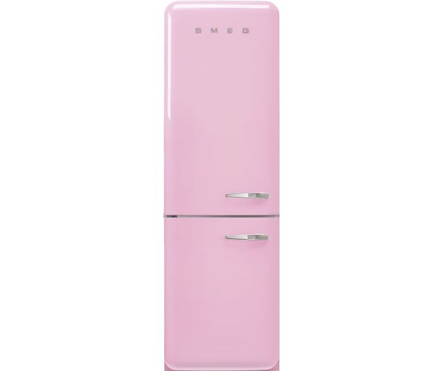 Smeg FAB32LPK6 retro jaren 50 koelkast - roze - linksdraaiend