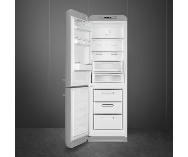 Smeg FAB32LSV6 vrijstaand koelkast - Zilver