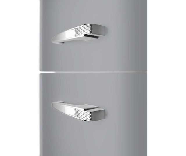 Smeg FAB32LSV6 retro jaren 50 koelkast - zilver - linksdraaiend