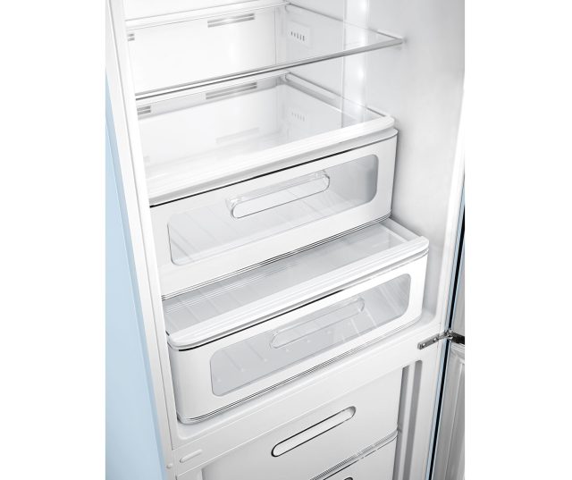 Smeg FAB32RPB6 retro jaren koelkast - pastel blauw
