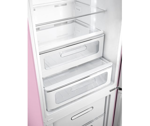 Smeg FAB32RPK6 retro jaren 50 koelkast - roze
