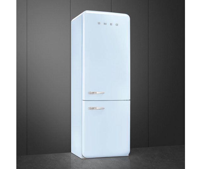 Smeg FAB38RPB6 retro jaren 50 koelkast - pastelblauw