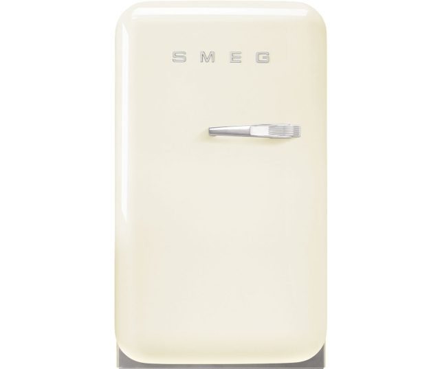 Smeg FAB5LCR6 retro jaren 50 koelkast - creme - linksdraaiend