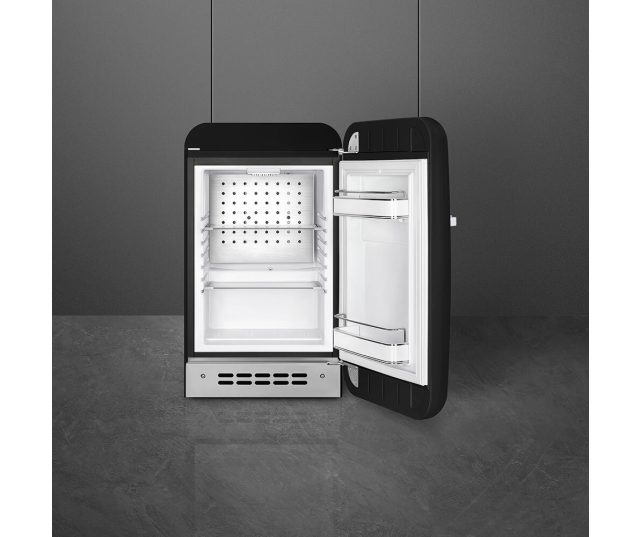 Smeg FAB5RBL6 retro jaren 50 koelkast - zwart