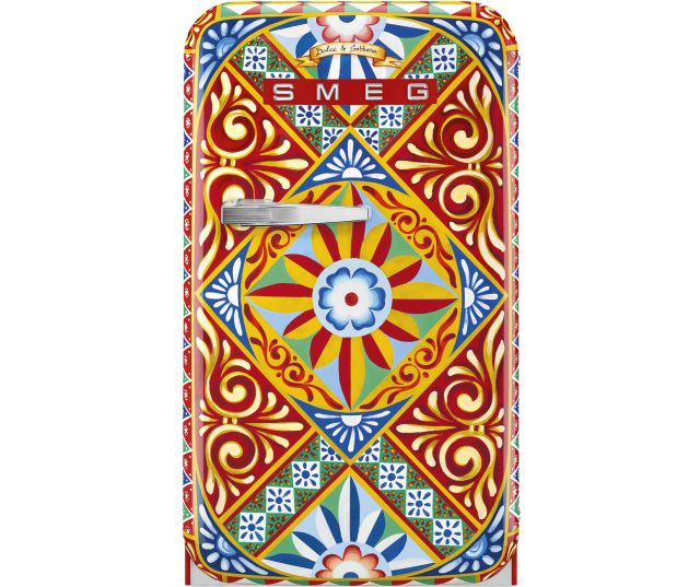 Smeg FAB5RDGC6 retro jaren 50 koelkast - oranje
