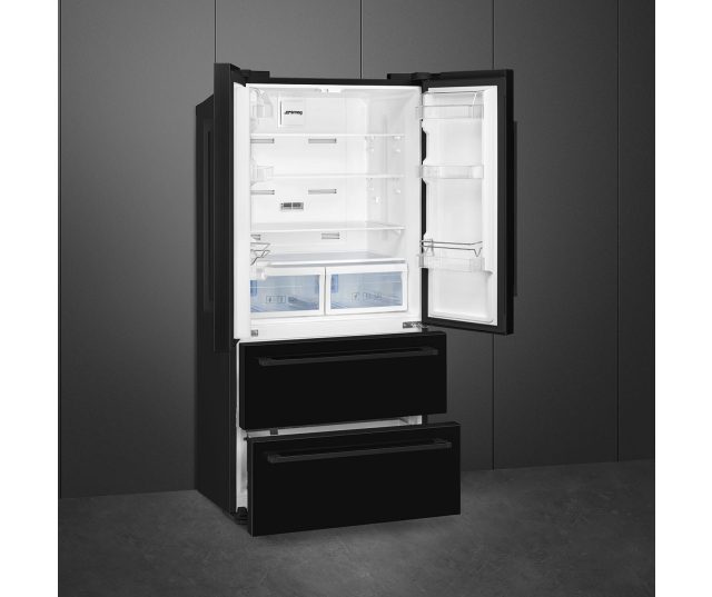 Smeg FQ55FNDE side-by-side koelkast - zwart