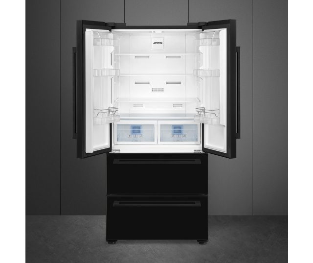 Smeg FQ55FNDE side-by-side koelkast - zwart