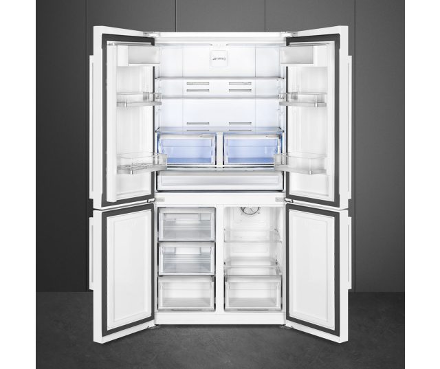 Smeg FQ60BDE side-by-side koelkast - wit