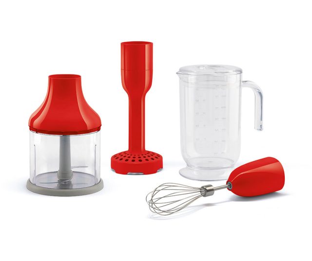 Smeg HBAC01RD accessoire set voor staafmixer - rood