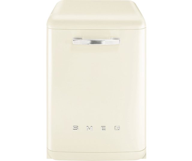 Smeg LVFABCR3 vrijstaande retro jaren 50 vaatwasser - crème