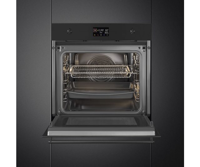 Smeg SO6302M2N inbouw oven met magnetron - mat zwart - Galileo Speedwave XL
