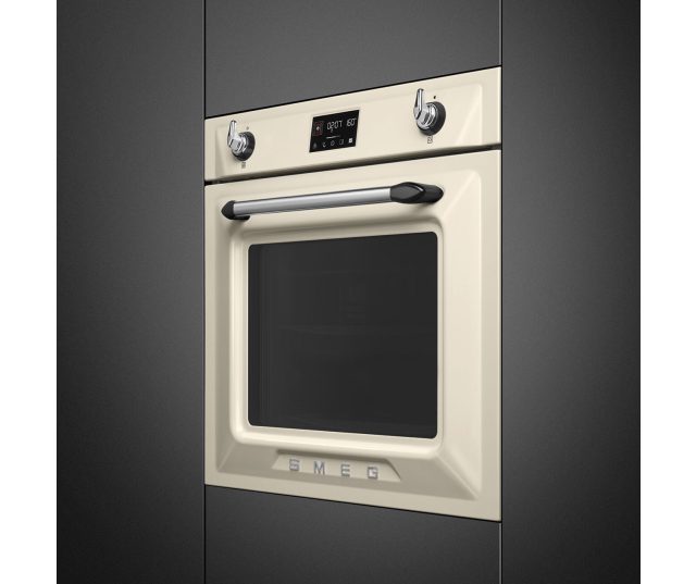 Smeg SOP6902S2PP inbouw combi-stoomoven - creme