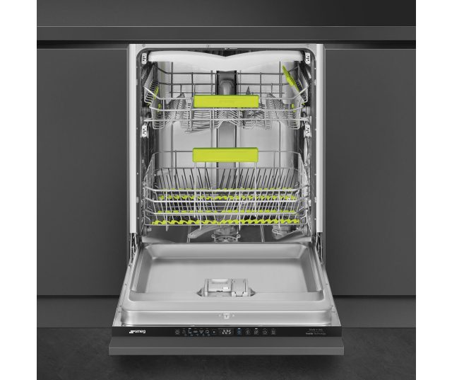Smeg ST382C inbouw vaatwasser met besteklade
