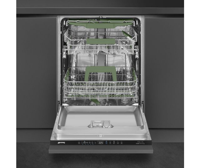 Smeg STL7332CL inbouw vaatwasser met besteklade
