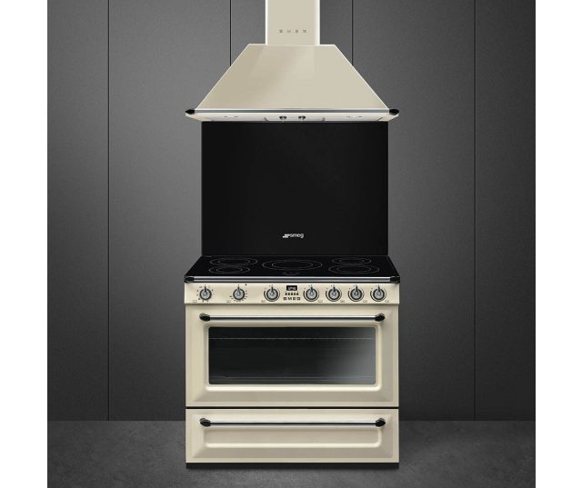 Smeg TR90IP2 inductie fornuis - Victoria - creme