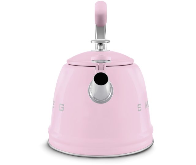 Smeg WKF01PK fluitketel - jaren 50 - roze