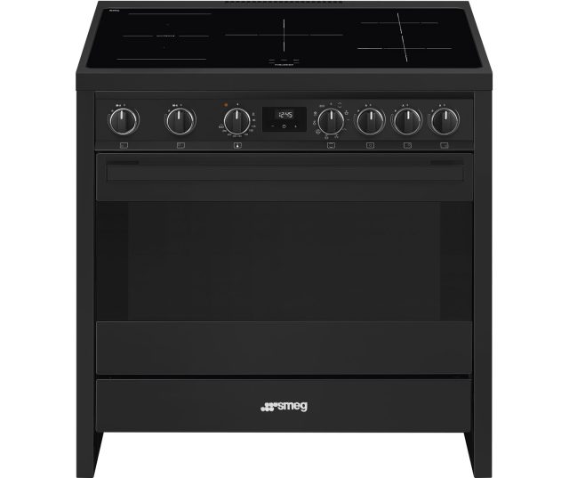 SMEG fornuis inductie antraciet B95IMAN9