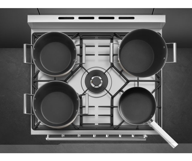 Smeg C7GMXNLK9 fornuis roestvrijstaal - 70 cm. breed