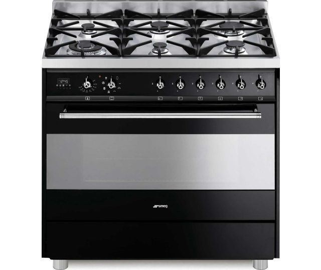 Smeg C9GMNNL1 fornuis zwart