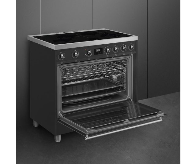 Smeg C9IMAN9 antraciet inductie fornuis