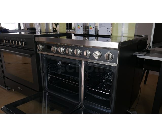 Smeg CPF92IMA inductie fornuis - antraciet - dubbele oven - Portofino