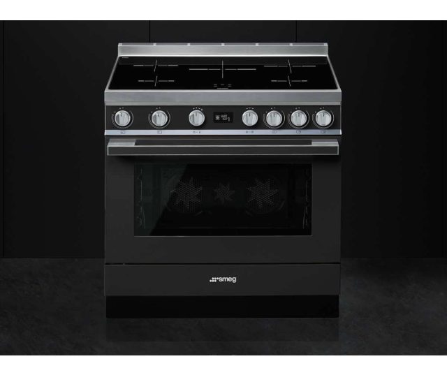 Smeg CPF9IPAN inductie fornuis - antraciet