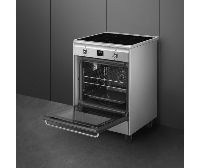 Smeg CX60ISVT9 inductie fornuis - 60 cm. breed - 2 fasen elektra