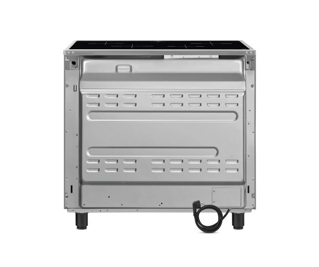 Achterzijde van de Smeg CX92IM inductie fornuis