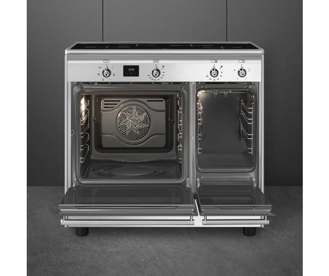 Dankzij de ventilator in de oven van de CX92IM wordt de lucht gelijkmatig verdeeld