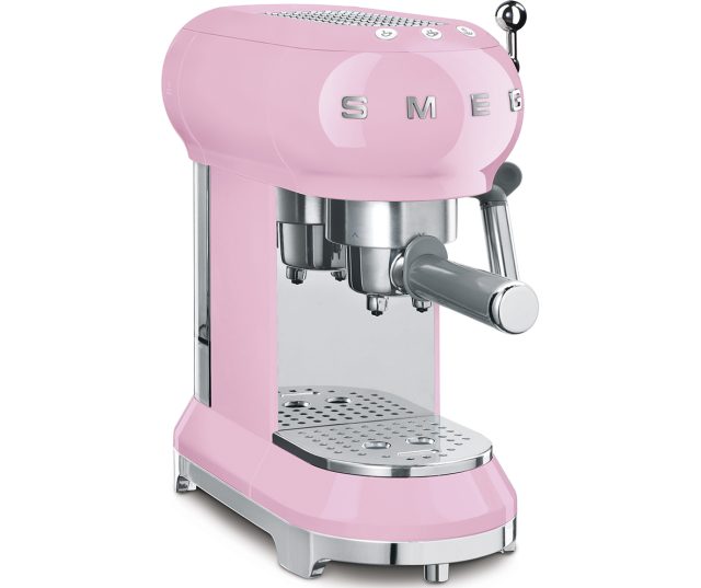 Smeg ECF01PKEU espresso koffiemachine roze
