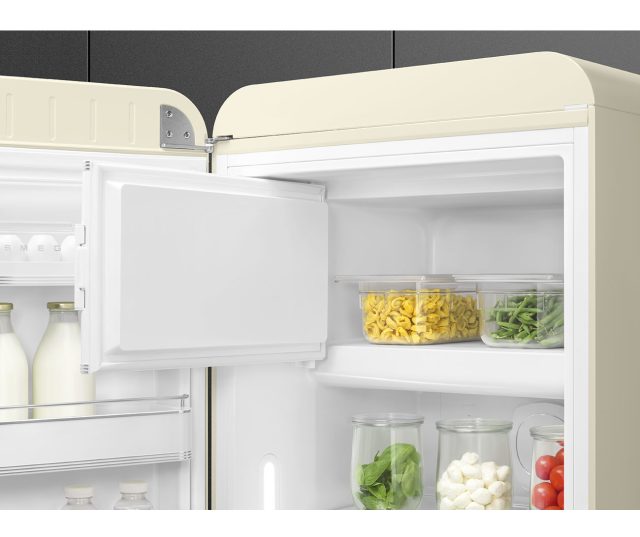 Smeg FAB28LCR5 koelkast crème - linksdraaiend