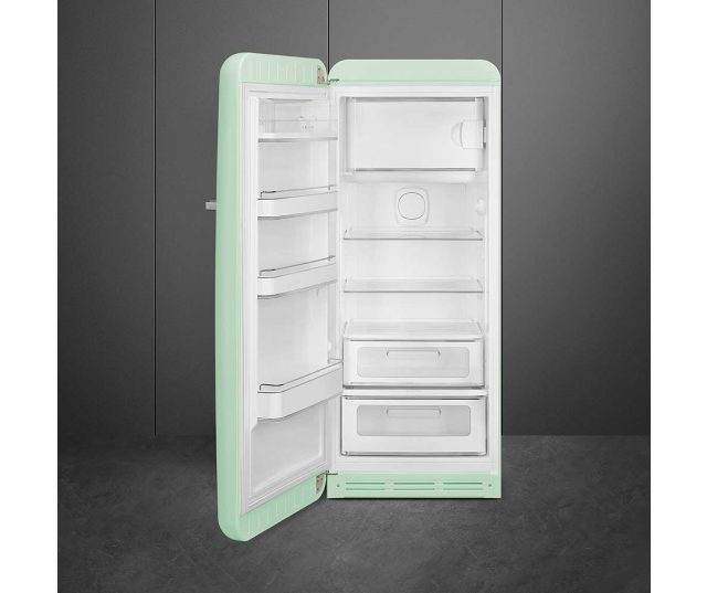 Smeg FAB28LPG5 koelkast watergroen - linksdraaiend