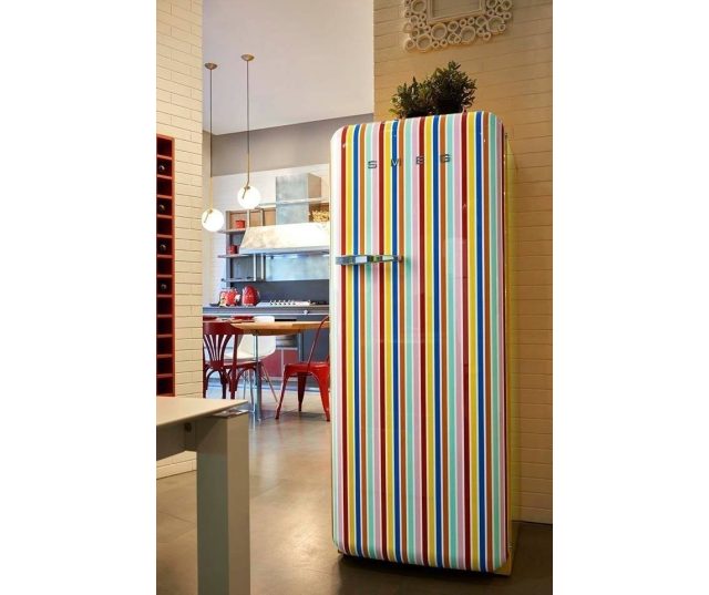 Smeg FAB28RCS1 koelkast Rigatino - rechtsdraaiend