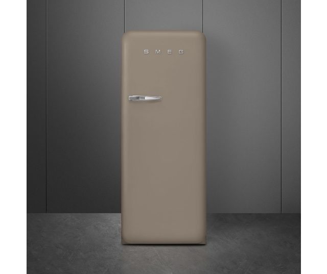 Smeg FAB28RDTP5 rechtsdraaiende koelkast - taupe