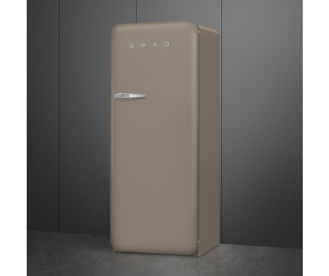 Smeg FAB28RDTP5 rechtsdraaiende koelkast - taupe
