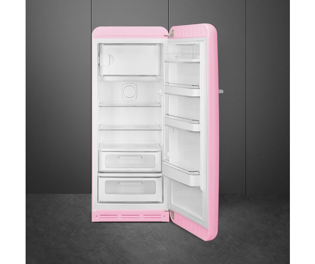 Smeg FAB28RPK5 koelkast roze - rechtsdraaiend
