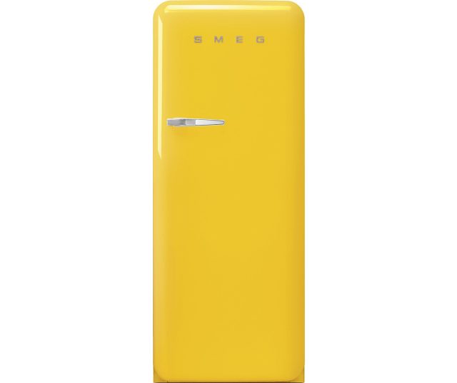 Smeg FAB28RYW5 koelkast geel - rechtsdraaiend