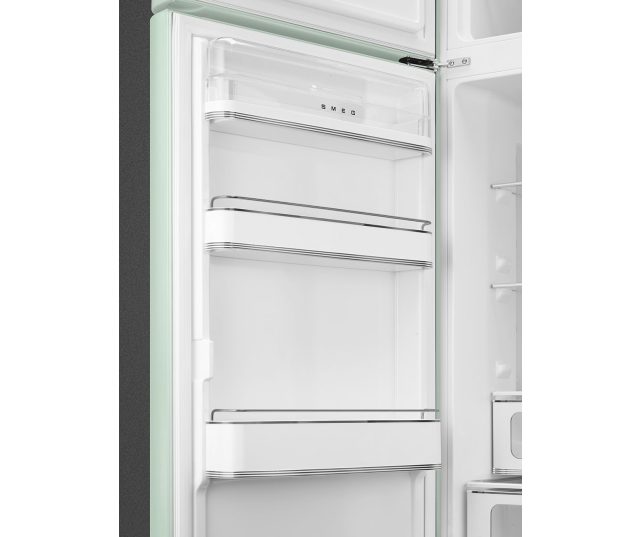 Smeg FAB30LPG5 linksdraaiende retro koelkast - water groen