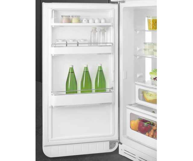 Smeg FAB30LWH5 retro jaren 50 koelkast - linksdraaiend - wit