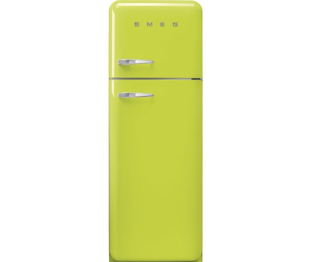 Smeg FAB30RLI5 rechtsdraaiende retro koelkast - lime groen